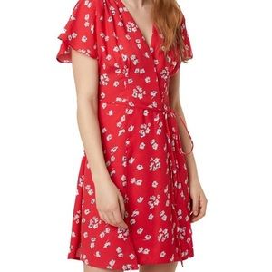 NWT. French Connection Verona Crepe Floral Dress Size-0.